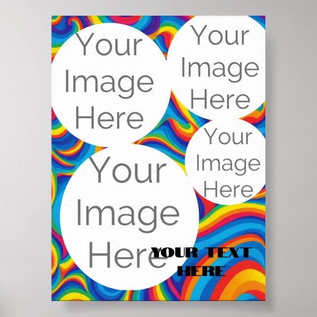 skapa egen papper bildtextmallsram poster (Framsidan)