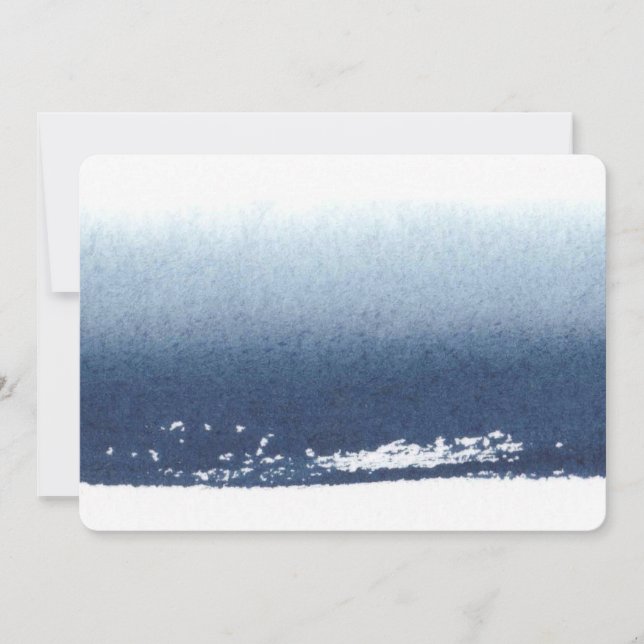 Skapa egen peronaliserad gåva - blått vattenfärgsf (Framsida)