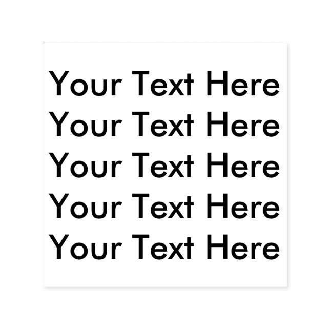 Skapa egen Personlig här Självfärgande Stämpel (Design)