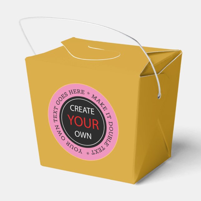 Skapa egen - Personlig, varumärke/Anpassningsbar Presentaskar (Baksidan Sidan)