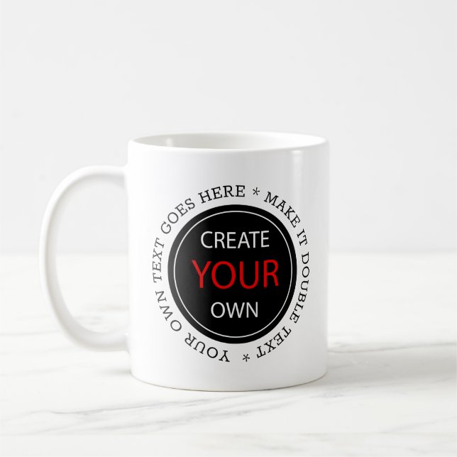 Skapa egen - Personlig, varumärke/foto Kaffemugg (Vänster)