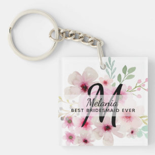 Skapa egen ROSA BLOMMIGT BOHO BridalParty Gift