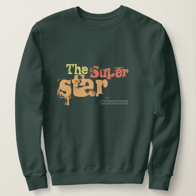 Skapa egen text och bild toppen stjärna t shirt (Design framsida)