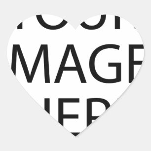 Skapa egen text och design:-) hjärtformat klistermärke