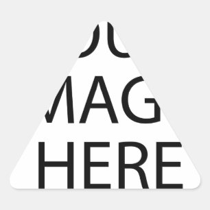 Skapa egen text och design:-) triangelformat klistermärke