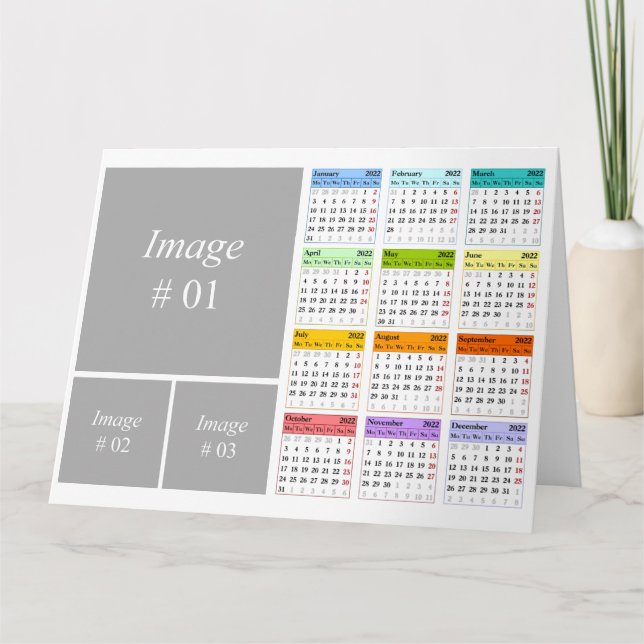 Skapa eget 2022-kalenderkort kort (Framsida)