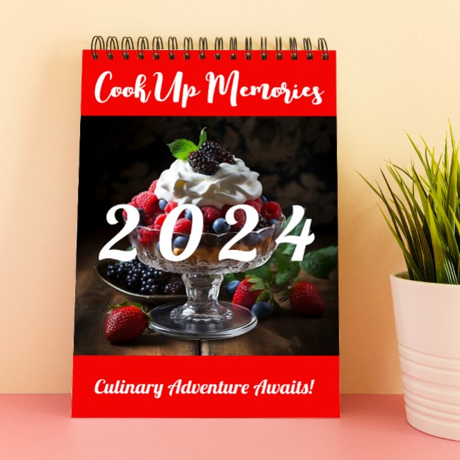 skapa eget 2024-foto för personliga recept kalender (Skapare uppladdad)