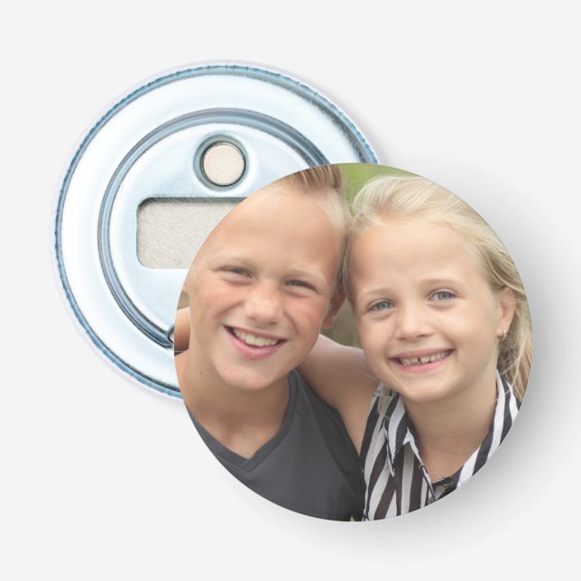 Skapa eget foto flasköppnare (Framsidan)