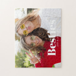 Skapa eget foto för BFF-Personligen "Besties" Pussel