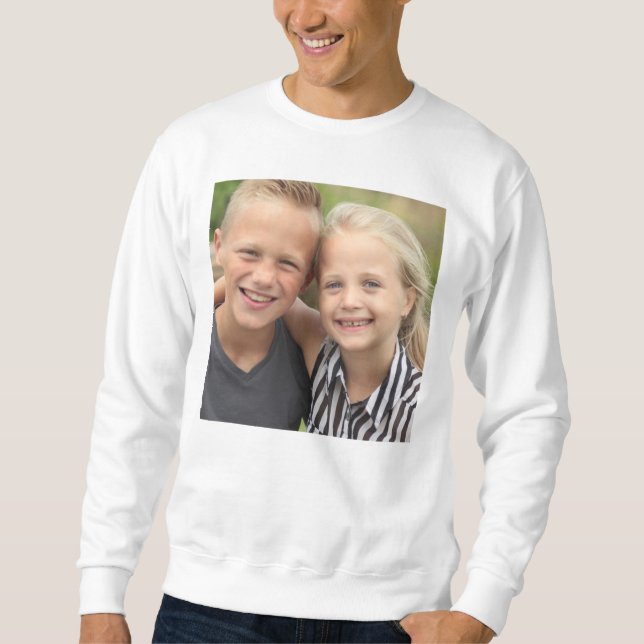 Skapa eget foto lång ärmad tröja (Framsida)