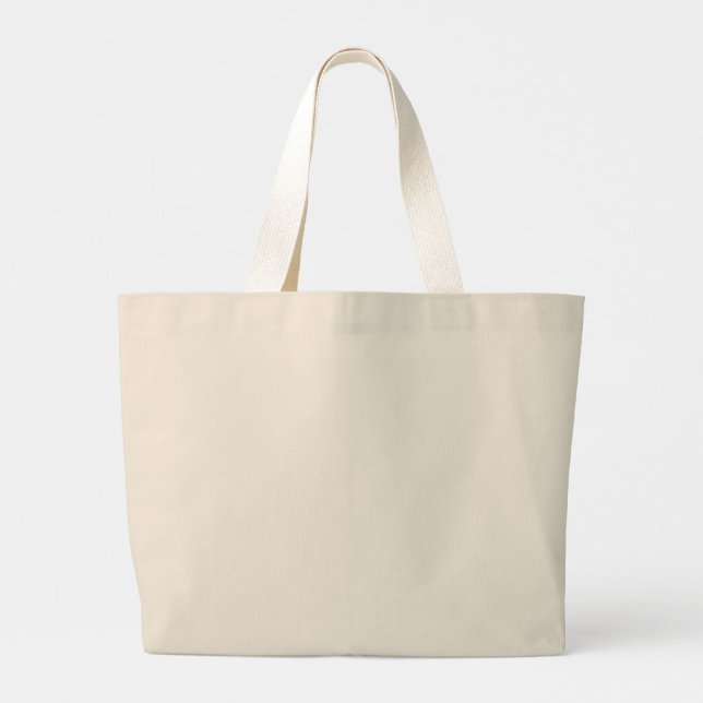 Skapa eget jumbo Tote Tygkasse (Baksida)