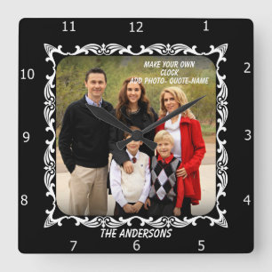 SKAPA EGET KLOCK FYRKANTIG KLOCKA