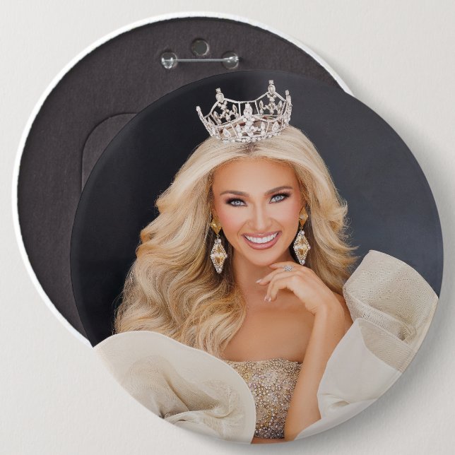 Skapa eget - Knappen Kordrik 6 tum Fläkt Knapp (Framsida & baksida)