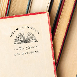 Skapa eget namn för Chicen Ex Libris Bok Stämpel