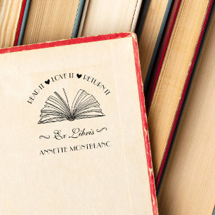 Skapa eget namn för Chicen Ex Libris Bok Stämpel