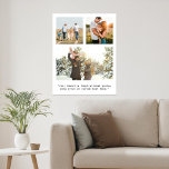 Skapa eget Personlig 3-foto och offert Poster<br><div class="desc">Skapa ett eget anpassningsbar-foto och citattecken poster väggkonst. Innehåller tre av dina foton och personliger i minimal skrivmaskin-typografi.</div>