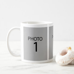 Skapa egna 3-rektangulära fotokollage kaffemugg