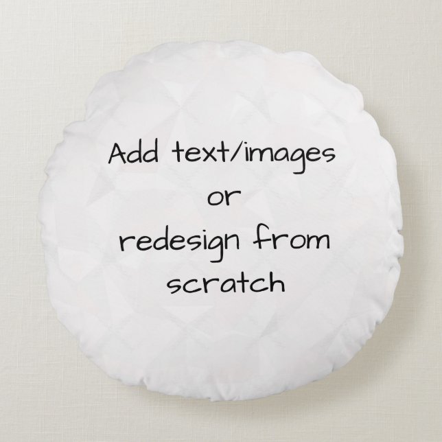 Skapa egna anpassade rund kudde (Framsidan)