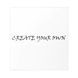 Skapa egna anteckningsblock