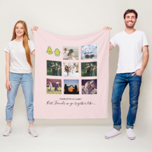 Skapa egna BFF-foto-presentationer - Vegan Avocado Fleecefilt