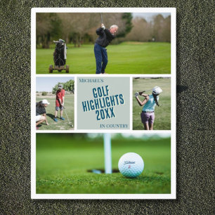 Skapa egna golfhögdagrar för golfhögdagrar vykort