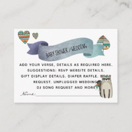 Skapa egna händelseinserter - trädsdjur tilläggskort