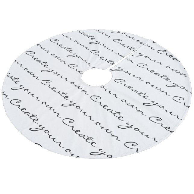 Skapa egna julgransmatta fleece (Vinklad)