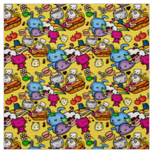 Skapa egna Kawaii-kläder med söt Kawaii Doodle Tyg