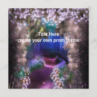 Skapa egna Prom-inbjudningar Inbjudningar