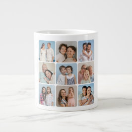 Skapa egna runda hörn 9 fotokollage jumbo mugg