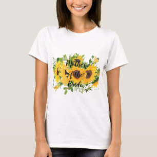 Skapa egna solrosgåvor Brudens sida-presentationer T Shirt