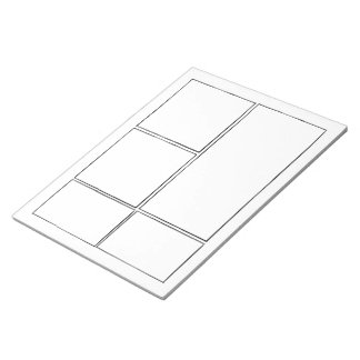 Skapa egna Tecknader | Tom Tecknad Bok-sidor Anteckningsblock