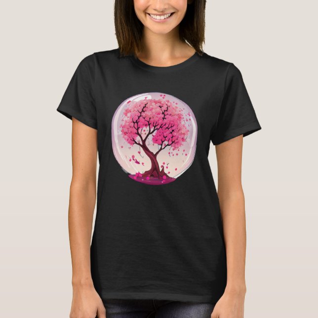 Skapa en Ambiance of Renewal med denna Cherry Blo T Shirt (Framsida)