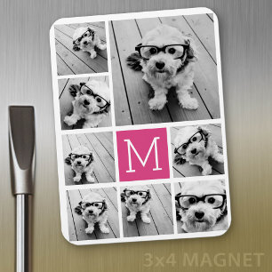 Skapa en anpassad fotokollage med 8 bilder magnet