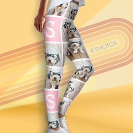 Skapa en anpassad fotokollage med 8 foton leggings