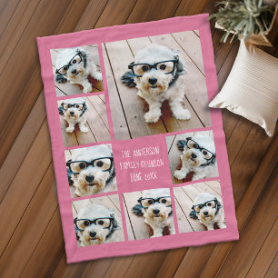 Skapa en Anpassningsbar 8 Photo Collage CAN PLOCKA Fleecefilt