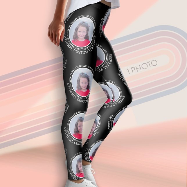 Skapa en Anpassningsbar Fotokollage med 1 foto Leggings (Custom Leggings with 1 Photo)
