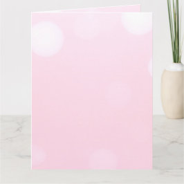 Skapa en Anpassningsbar Ljus rosa Bokeh Kort