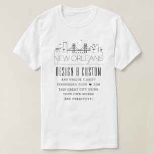 Skapa en Anpassningsbar Louisiana, New Orleans Thm T Shirt
