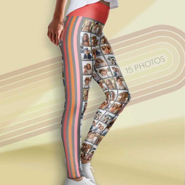 Skapa en Anpassningsbar Photo Collage med 15 foton Leggings (Custom Photo Leggings)