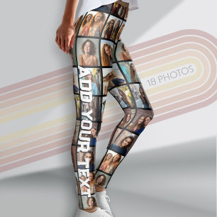 Skapa en Anpassningsbar Photo Collage med 18 foton Leggings