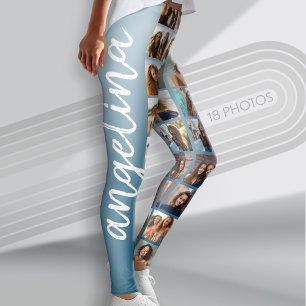Skapa en Anpassningsbar Photo Collage med 18 foton Leggings