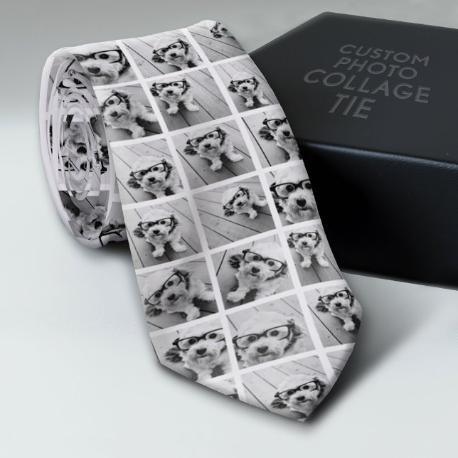 Skapa en Anpassningsbar Photo Collage med 18 foton Slips (Custom Tie with a Photo Collage)