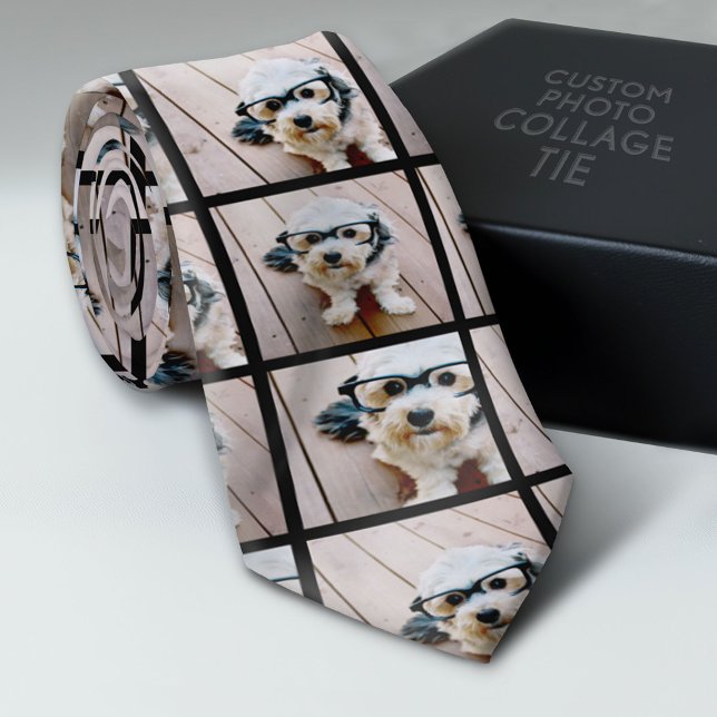 Skapa en Anpassningsbar Photo Collage med 3 foton Slips (Custom Photo Collage Tie - Create Your Own Look)
