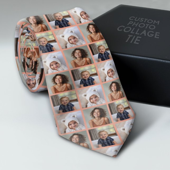 Skapa en Anpassningsbar Photo Collage med 3 foton Slips (Custom Photo Collage Tie - Create Your Own Look)