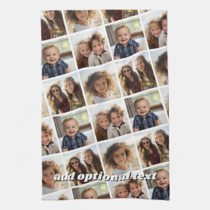 Skapa en Anpassningsbar Photo Collage med 4 foton Kökshandduk
