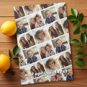 Skapa en Anpassningsbar Photo Collage med 4 foton Kökshandduk
