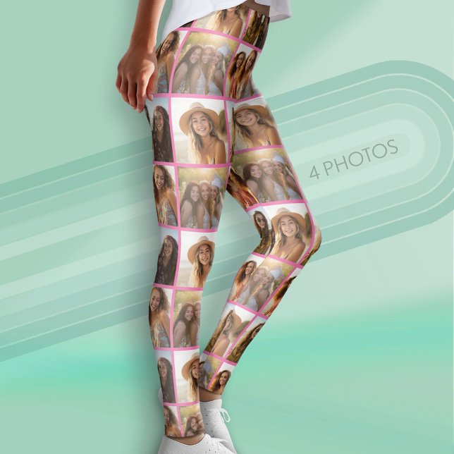 Skapa en Anpassningsbar Photo Collage med 4 foton Leggings (Custom Leggings with 4 Photos)