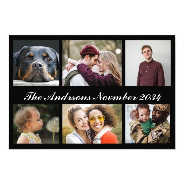 Skapa en Anpassningsbar Photo Collage med 6 foton (Framsidan)