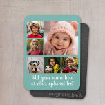 Skapa en Anpassningsbar Photo Collage med 6 foton Magnet<br><div class="desc">Använda ditt favoritfoto eller bilder om du vill göra roligten  med vänner.</div>